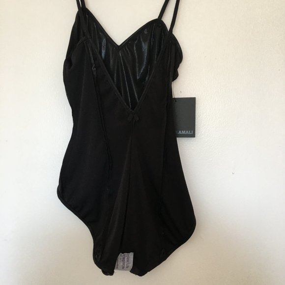 Norma Kamali Wonder Women's One-Piece Black Swimsuit Size XS and S - Picture 13 of 14